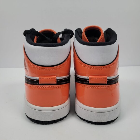 Air Jordan 1 Mid SE Men's Turf Orange/Black White Sneakers DD6834-802 US Sz 8.5 - Picture 6 of 10